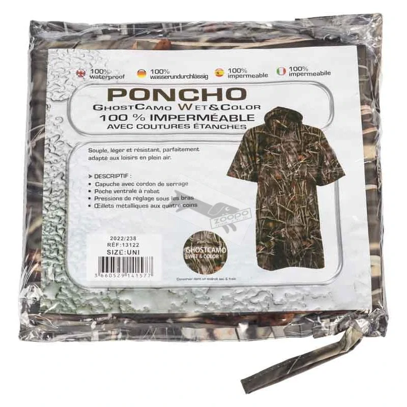 Pončo GHOSTCAMO WET