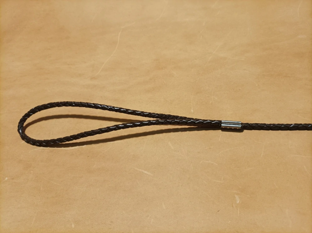 Výstavní vodítko bolo (pletená kůže) 4 mm 