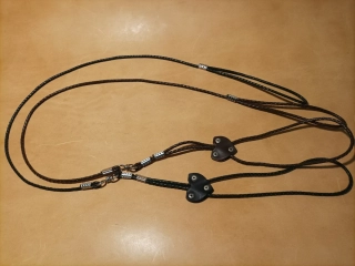 Výstavní vodítko bolo (pletená kůže) 4 mm